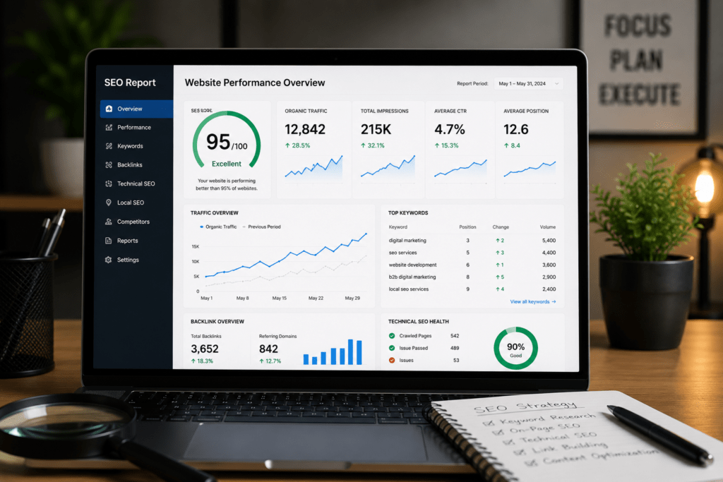 performing a comprehensive digital audit for website optimization