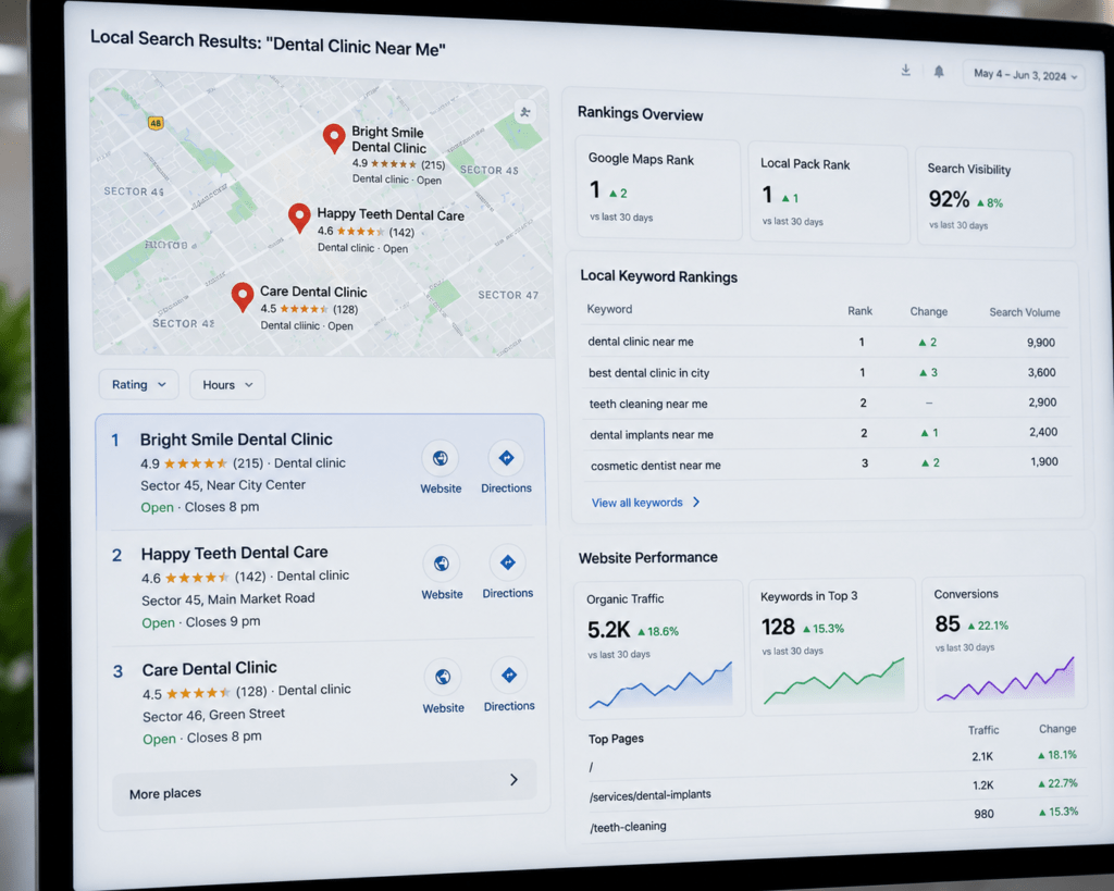optimizing local search visibility for steady clinic growth