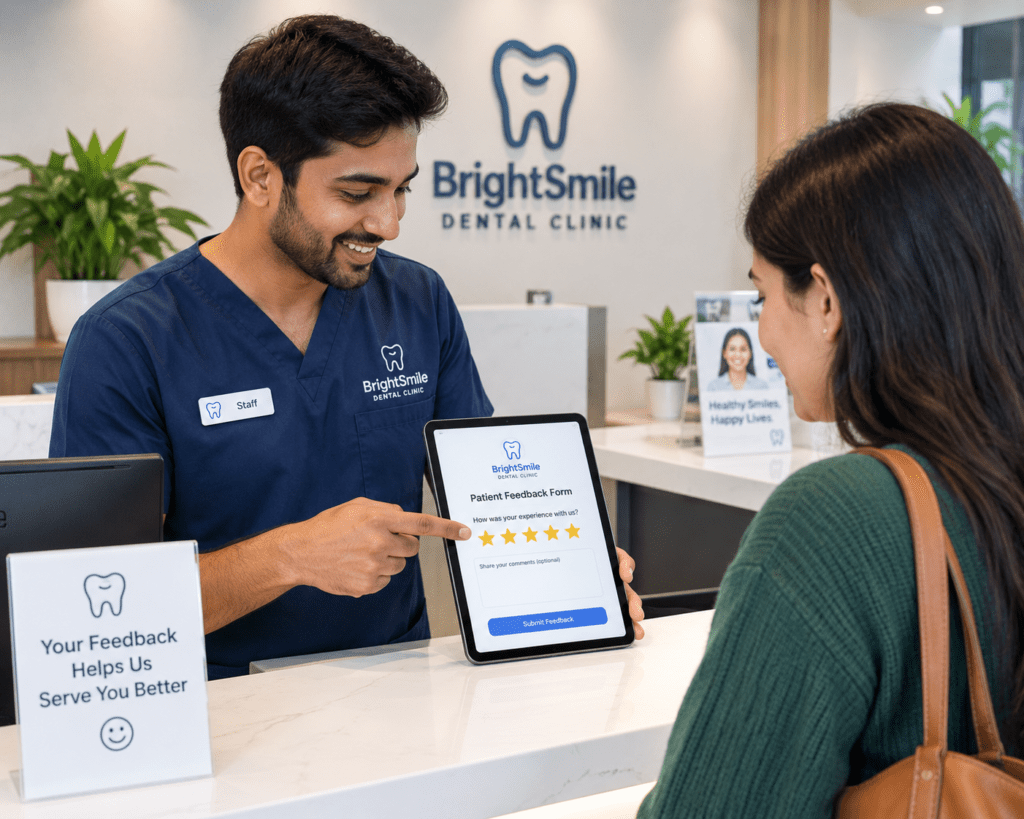 manage online reviews for dental clinics