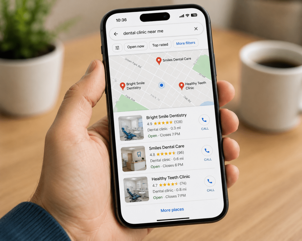 dental clinic local seo