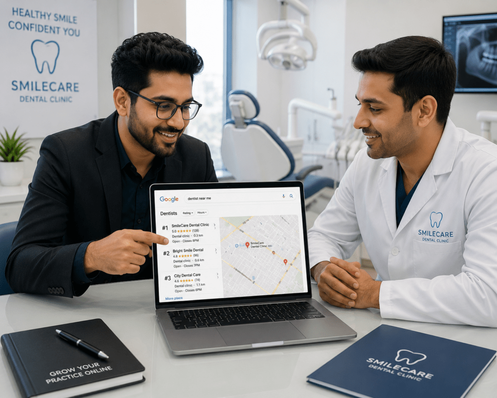 Local SEO for dental clinics driving patient appointments