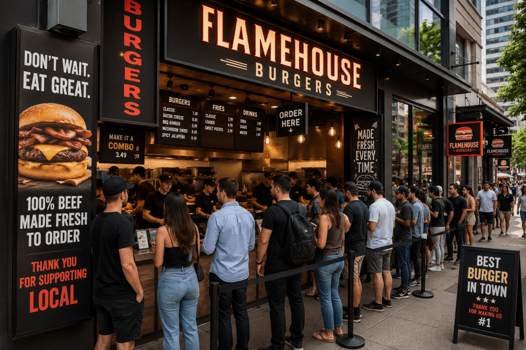 Increased daily customers generated by a professional restaurant marketing agency